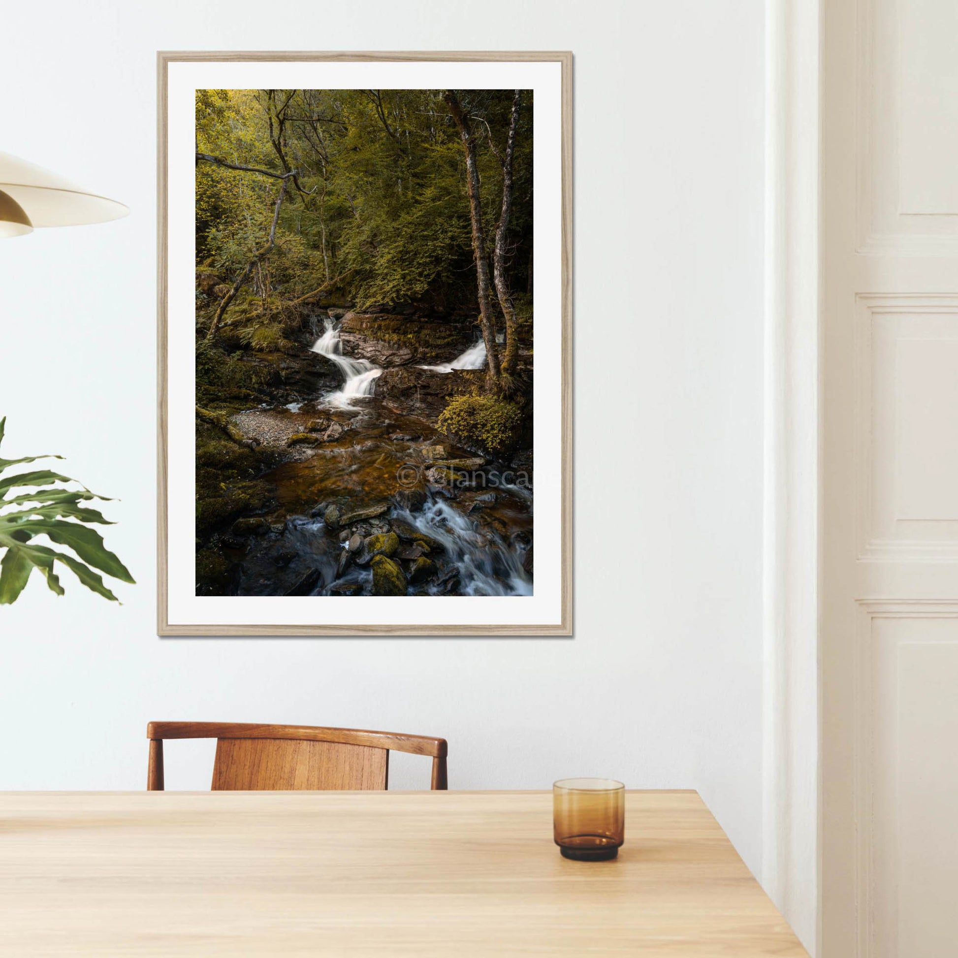 Clan MacGregor - Balquhidder Waterfall - Framed & Mounted Photo Print