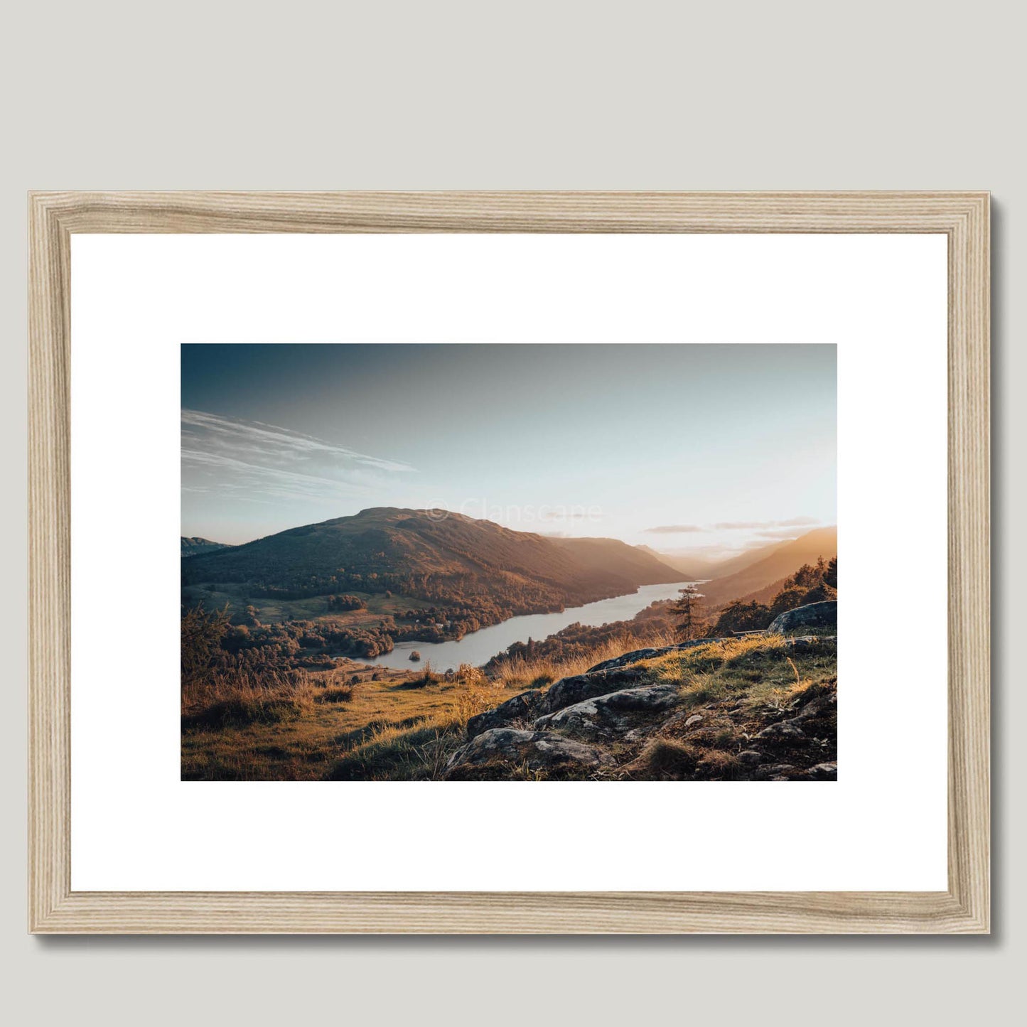 Clan Fergusson - Balquhidder - Framed & Mounted Photo Print 16"x12" Natural