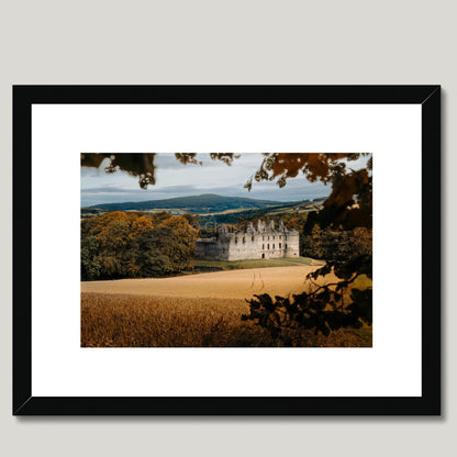 Clan Cumming - Balvenie Castle - Framed & Mounted Photo Print 16"x12" Black