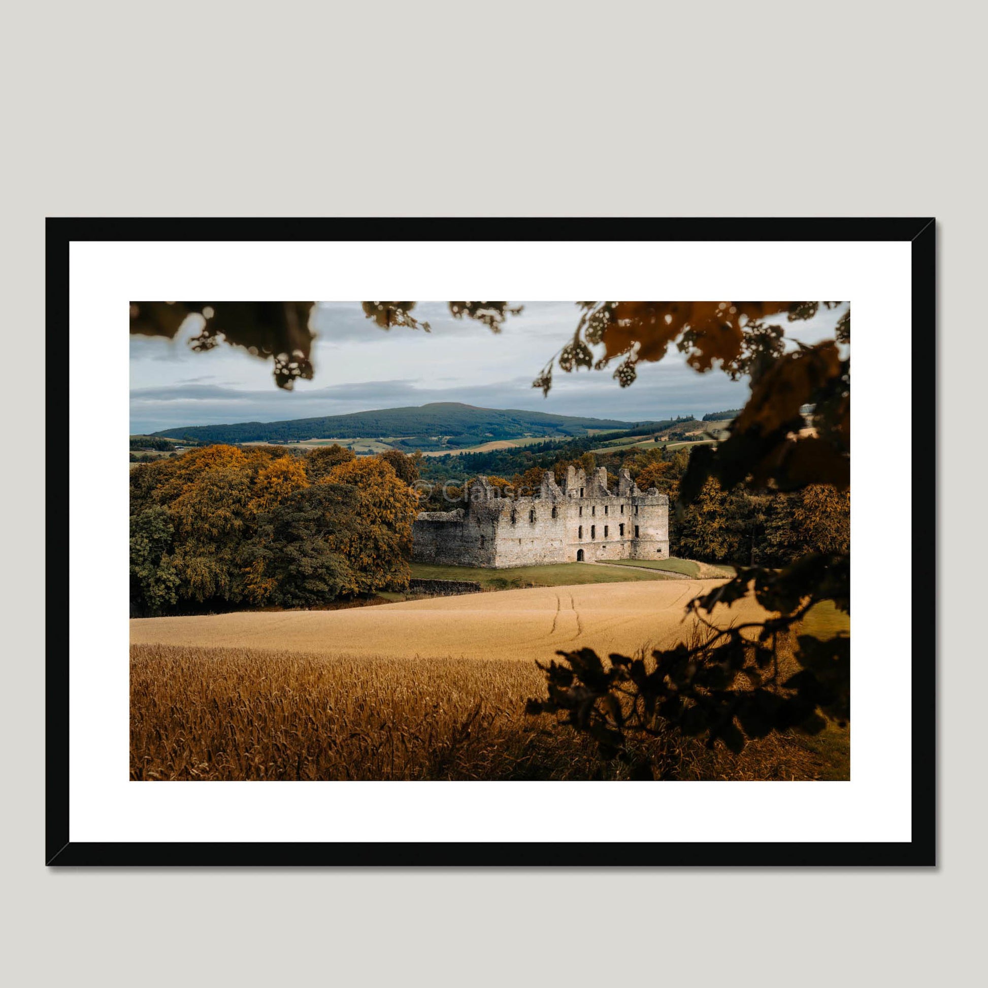 Clan Cumming - Balvenie Castle - Framed & Mounted Photo Print