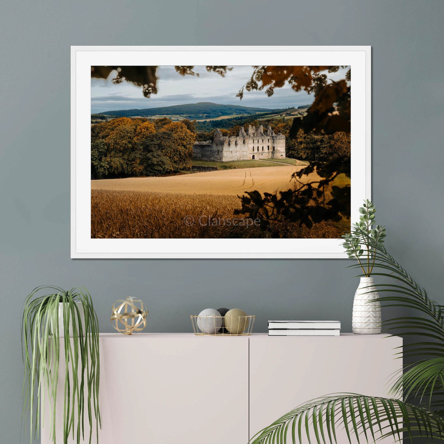 Clan Cumming - Balvenie Castle - Framed & Mounted Photo Print