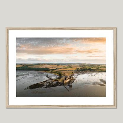 Clan Crichton - Blackness Castle - Framed & Mounted Photo Print 28"x20" Natural