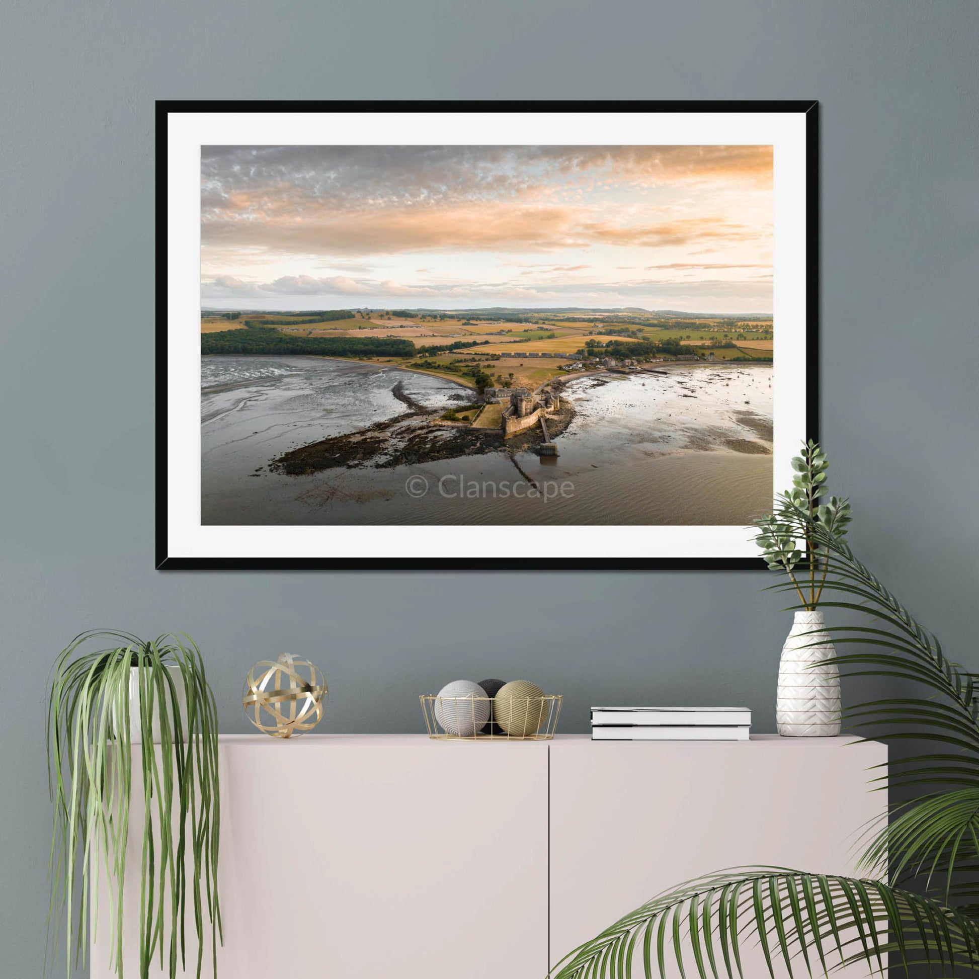 Clan Crichton - Blackness Castle - Framed & Mounted Photo Print