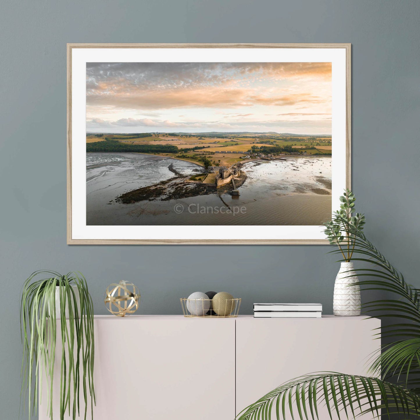 Clan Crichton - Blackness Castle - Framed & Mounted Photo Print