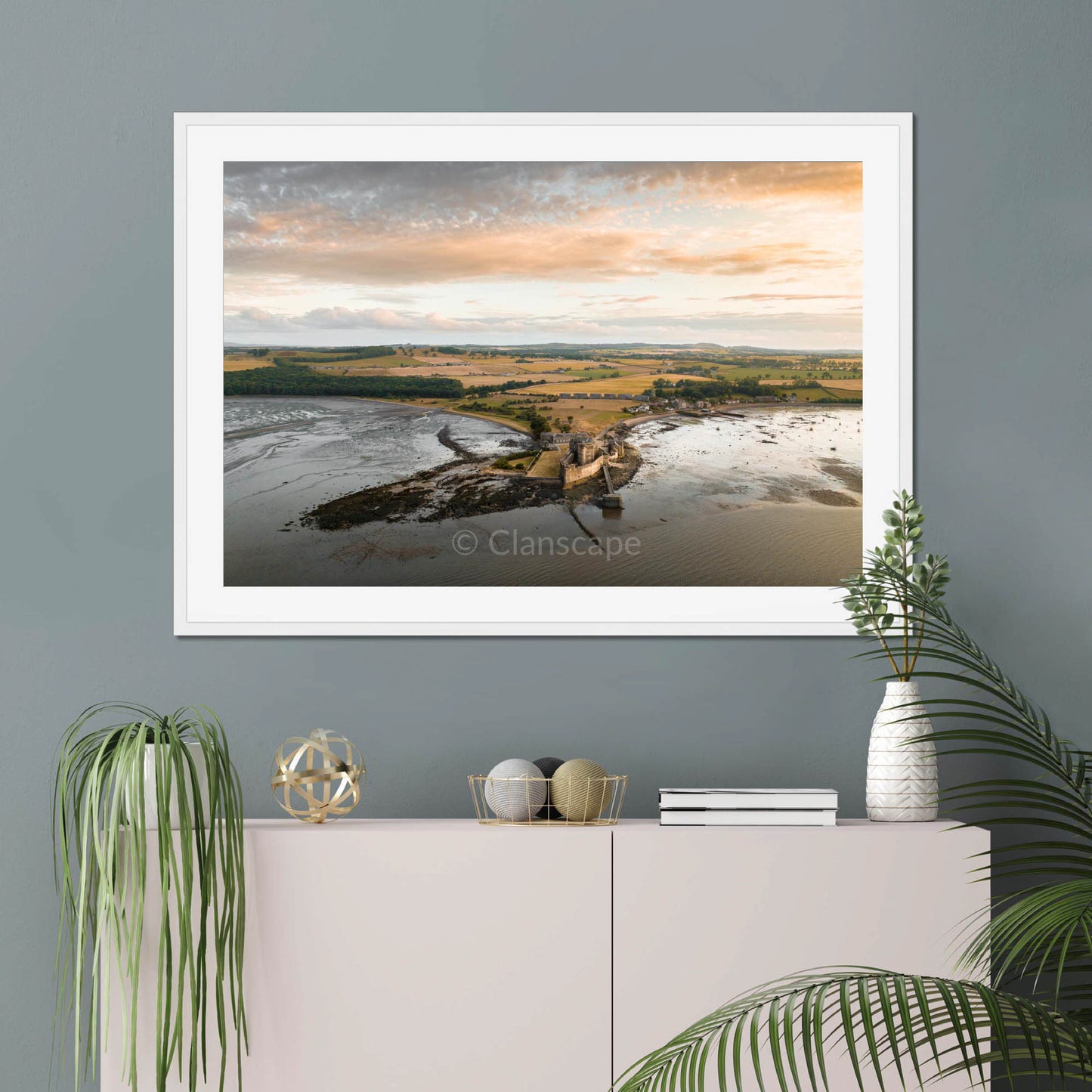 Clan Crichton - Blackness Castle - Framed & Mounted Photo Print