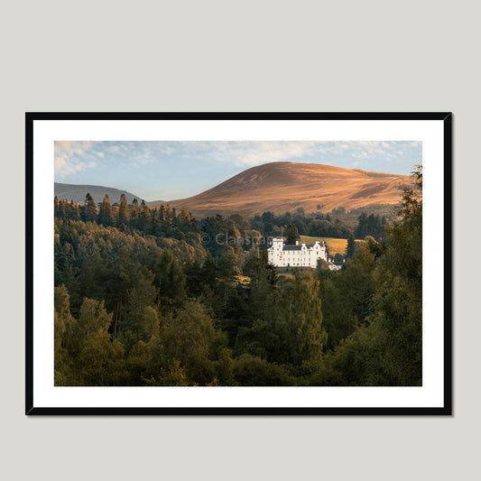 Clan Murray of Atholl - Blair Castle - Framed & Mounted Photo Print 40"x28" Black