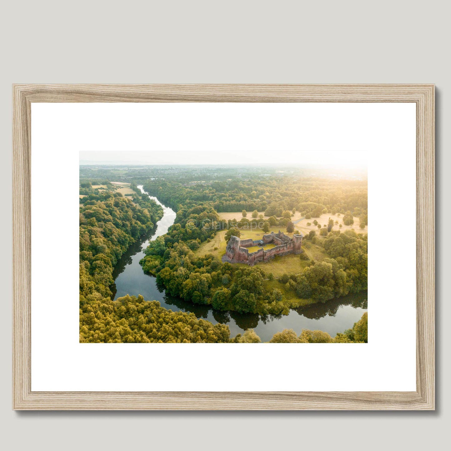 Clan Douglas - Bothwell Castle - Framed & Mounted Photo Print 16"x12" Natural