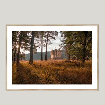 Clan Farquharson - Braemar Castle - Framed & Mounted Photo Print 40"x28" Natural