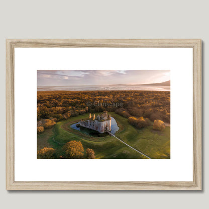 Clan Maxwell - Caerlaverock Castle - Framed & Mounted Photo Print 16"x12" Natural