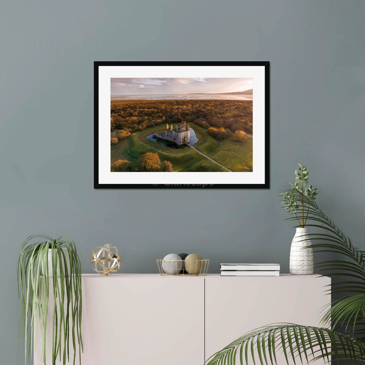 Clan Maxwell - Caerlaverock Castle - Framed & Mounted Photo Print