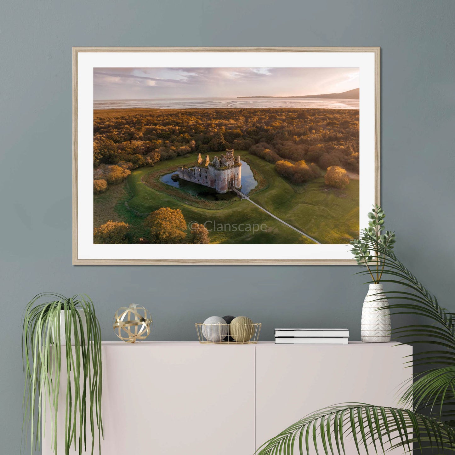 Clan Maxwell - Caerlaverock Castle - Framed & Mounted Photo Print