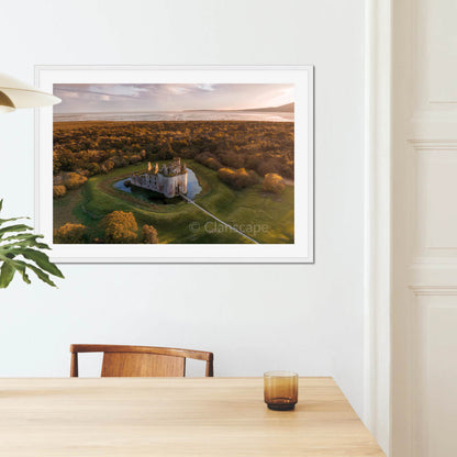 Clan Maxwell - Caerlaverock Castle - Framed & Mounted Photo Print