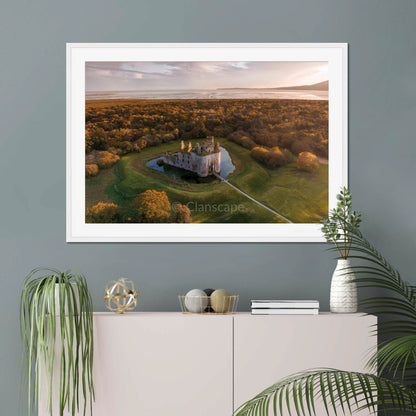 Clan Maxwell - Caerlaverock Castle - Framed & Mounted Photo Print