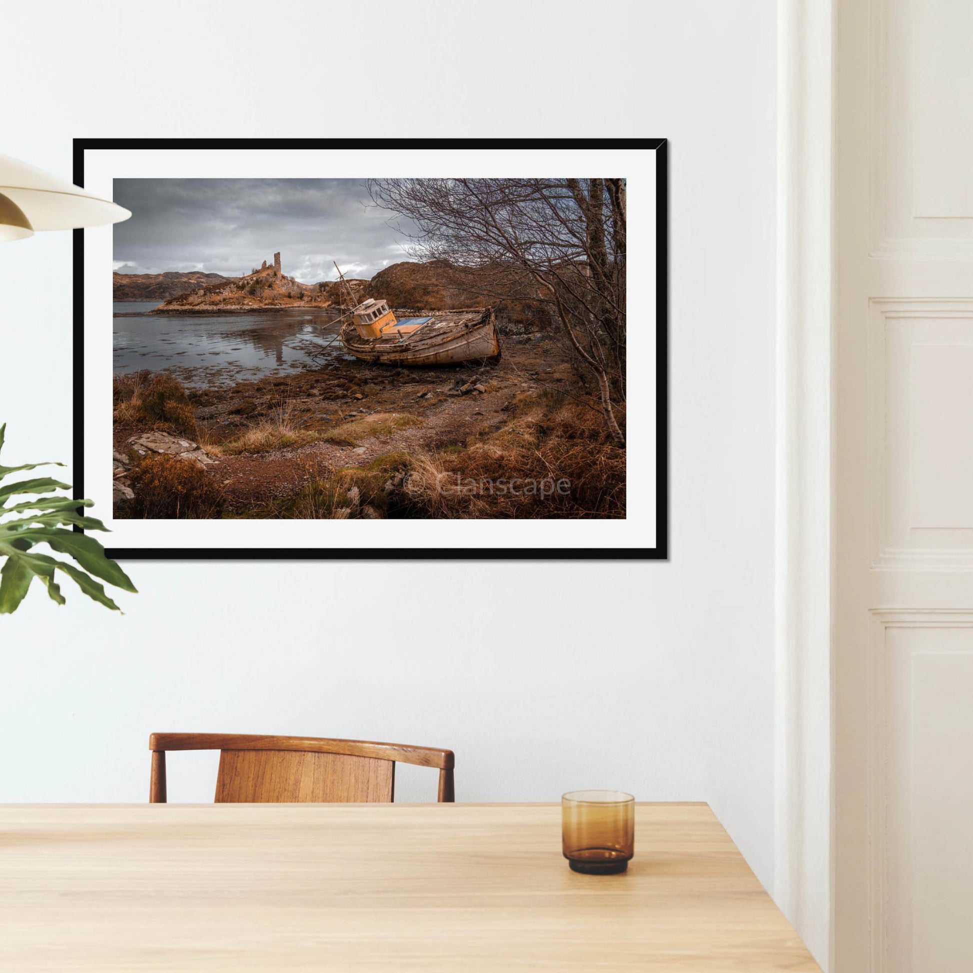 Clan Mackinnon - Caisteal Maol Shipwreck - Framed Photo Print