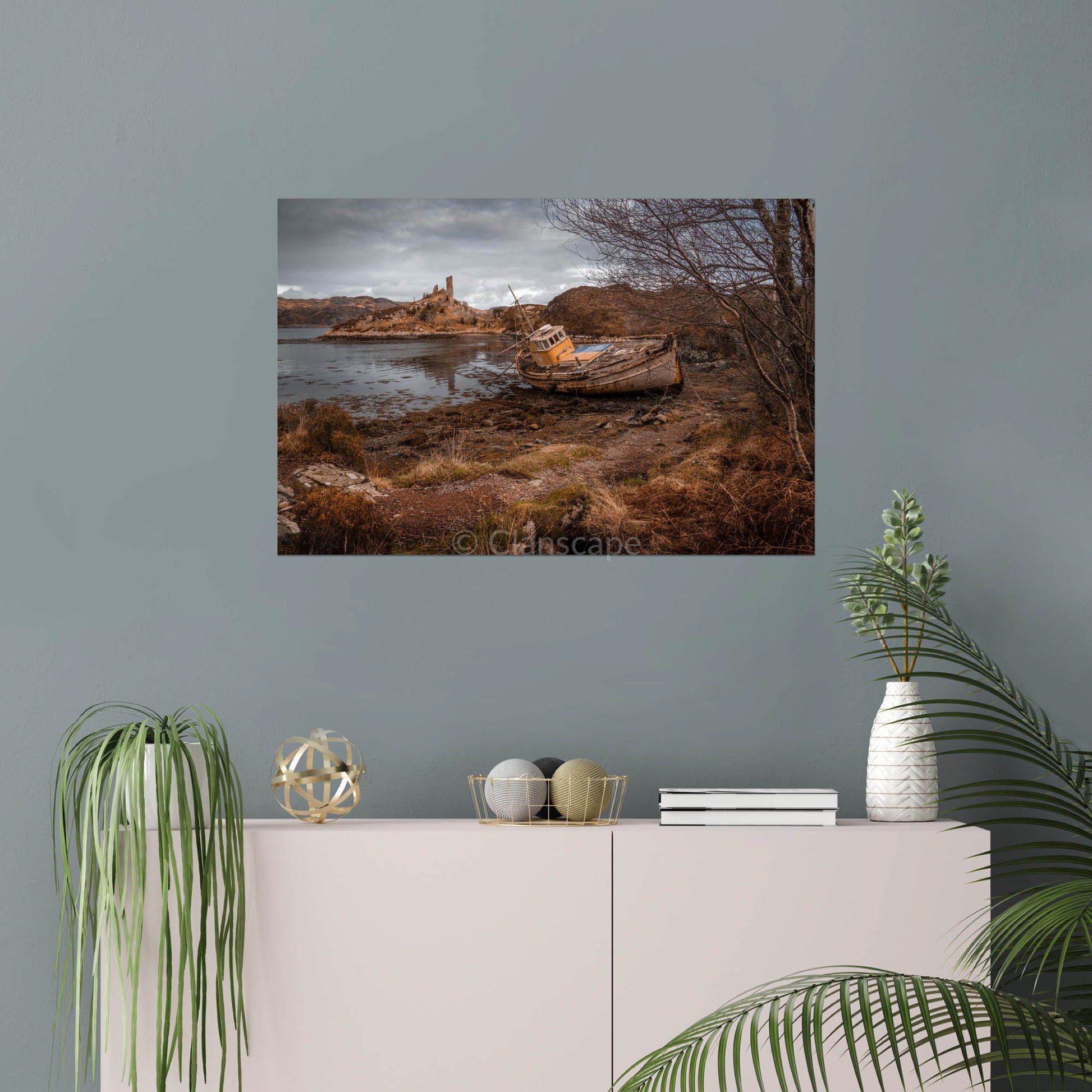 Clan Mackinnon - Caisteal Maol Shipwreck - Photo Print