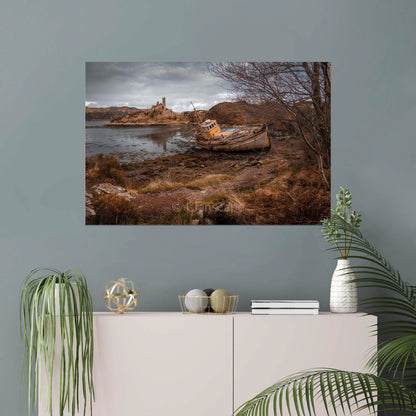 Clan Mackinnon - Caisteal Maol Shipwreck - Photo Print