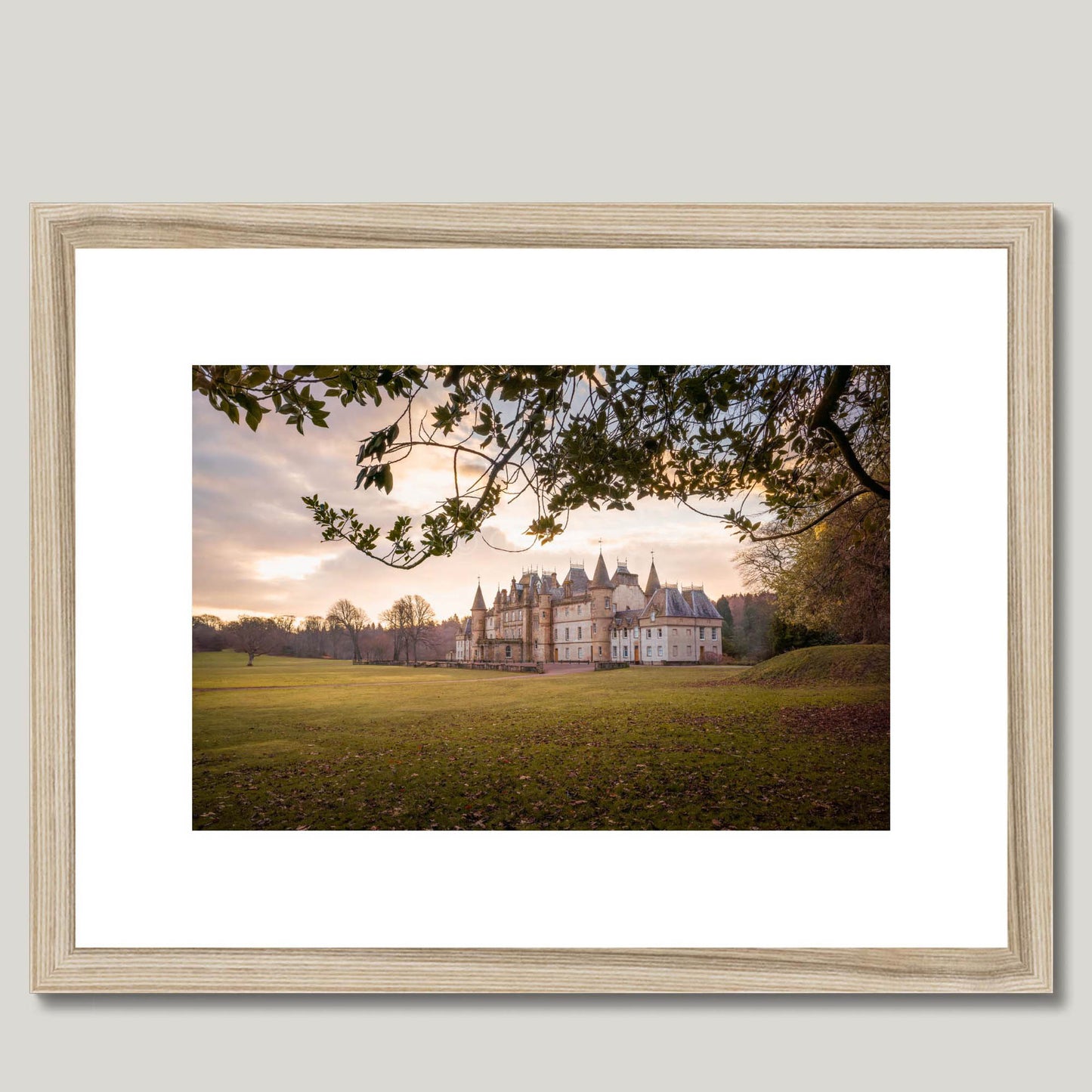 Clan Livingstone - Callendar House - Framed & Mounted Photo Print 16"x12" Natural