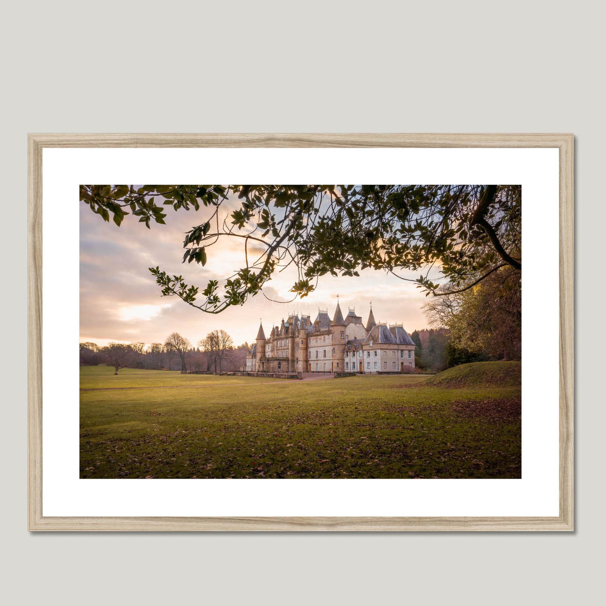 Clan Livingstone - Callendar House - Framed & Mounted Photo Print 28"x20" Natural