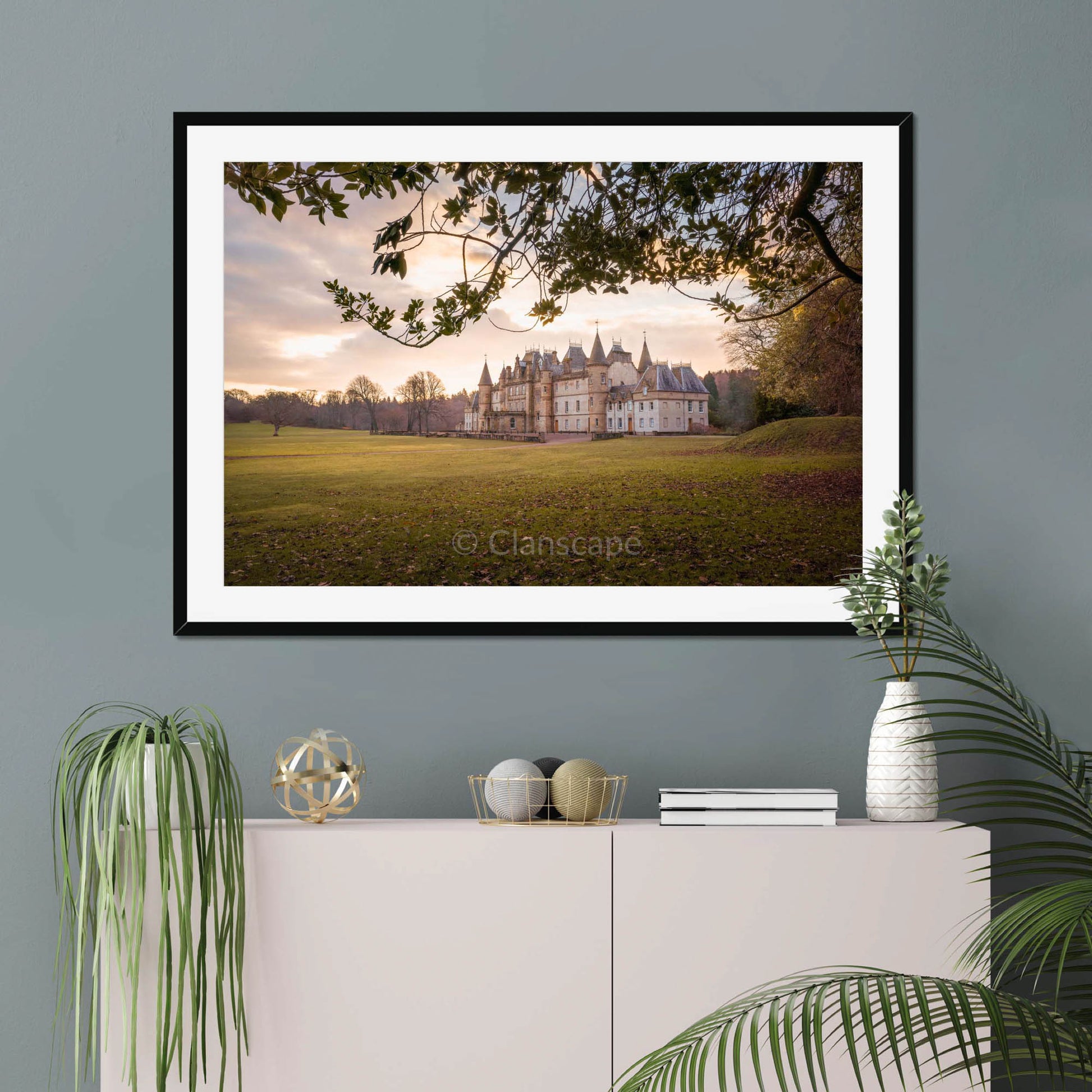 Clan Livingstone - Callendar House - Framed & Mounted Photo Print