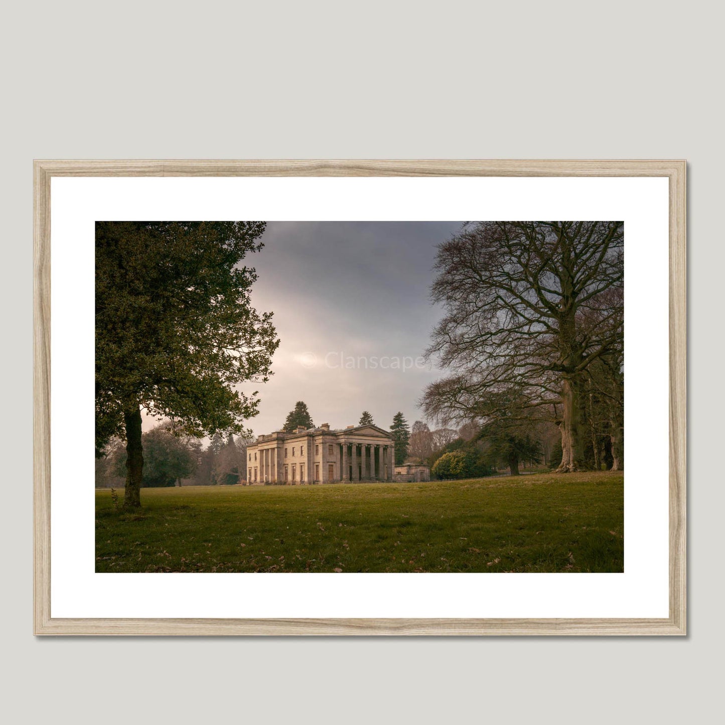 Clan Duncan - Camperdown House - Framed & Mounted Photo Print 28"x20" Natural