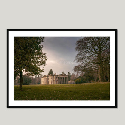 Clan Duncan - Camperdown House - Framed & Mounted Photo Print 40"x28" Black