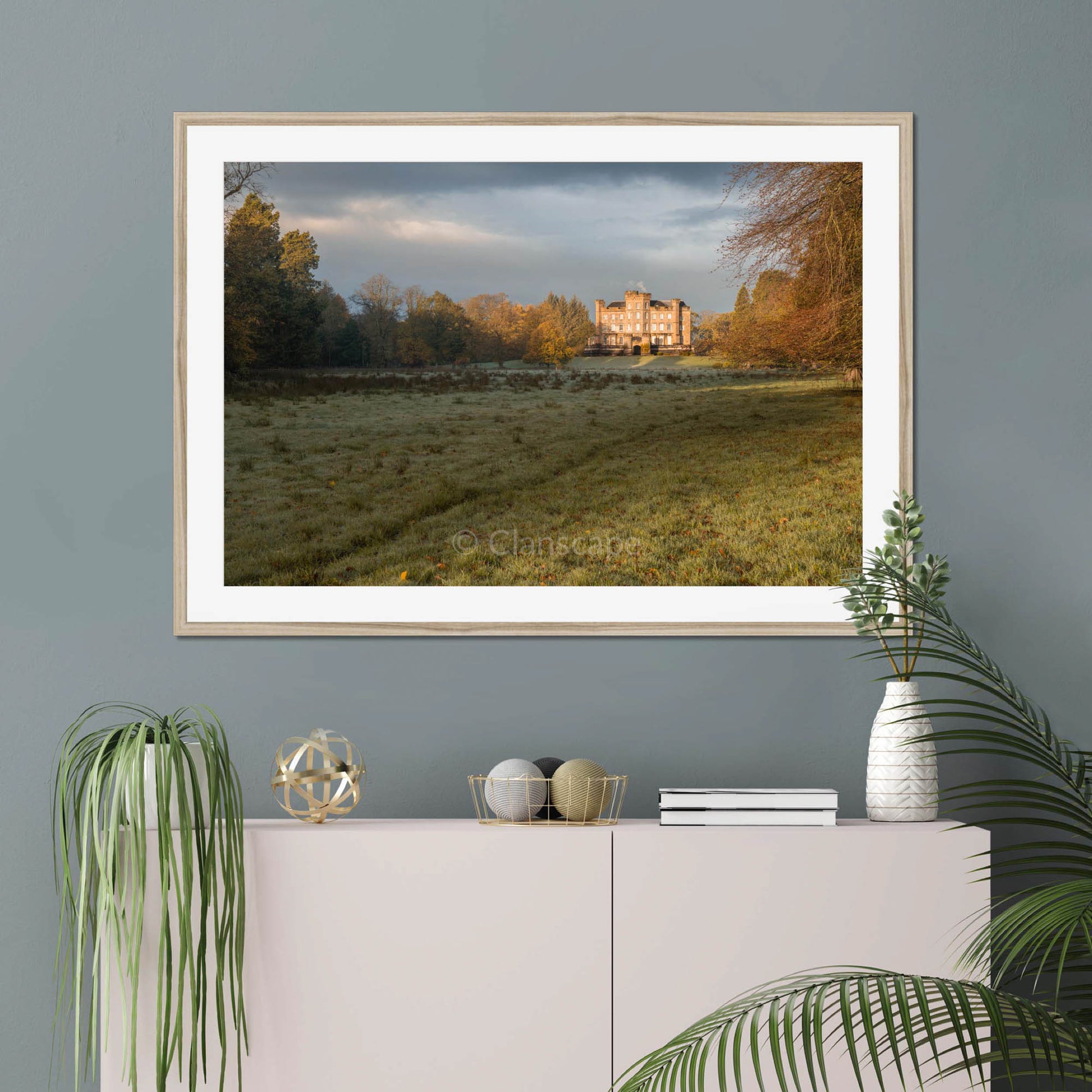 Clan Cunningham - Caprington Castle - Framed & Mounted Photo Print