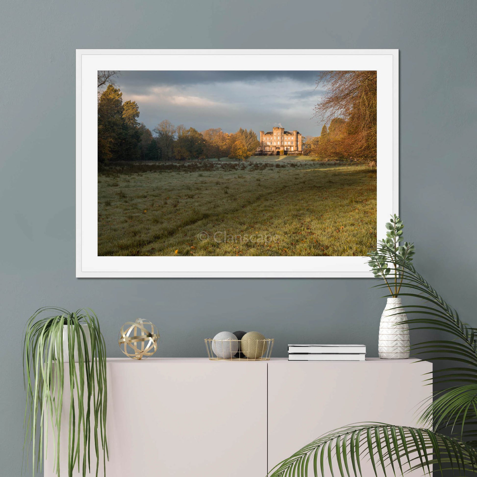 Clan Cunningham - Caprington Castle - Framed & Mounted Photo Print