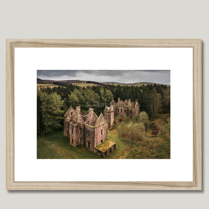 Clan Carmichael - Carmichael House - Framed & Mounted Photo Print 16"x12" Natural Frame