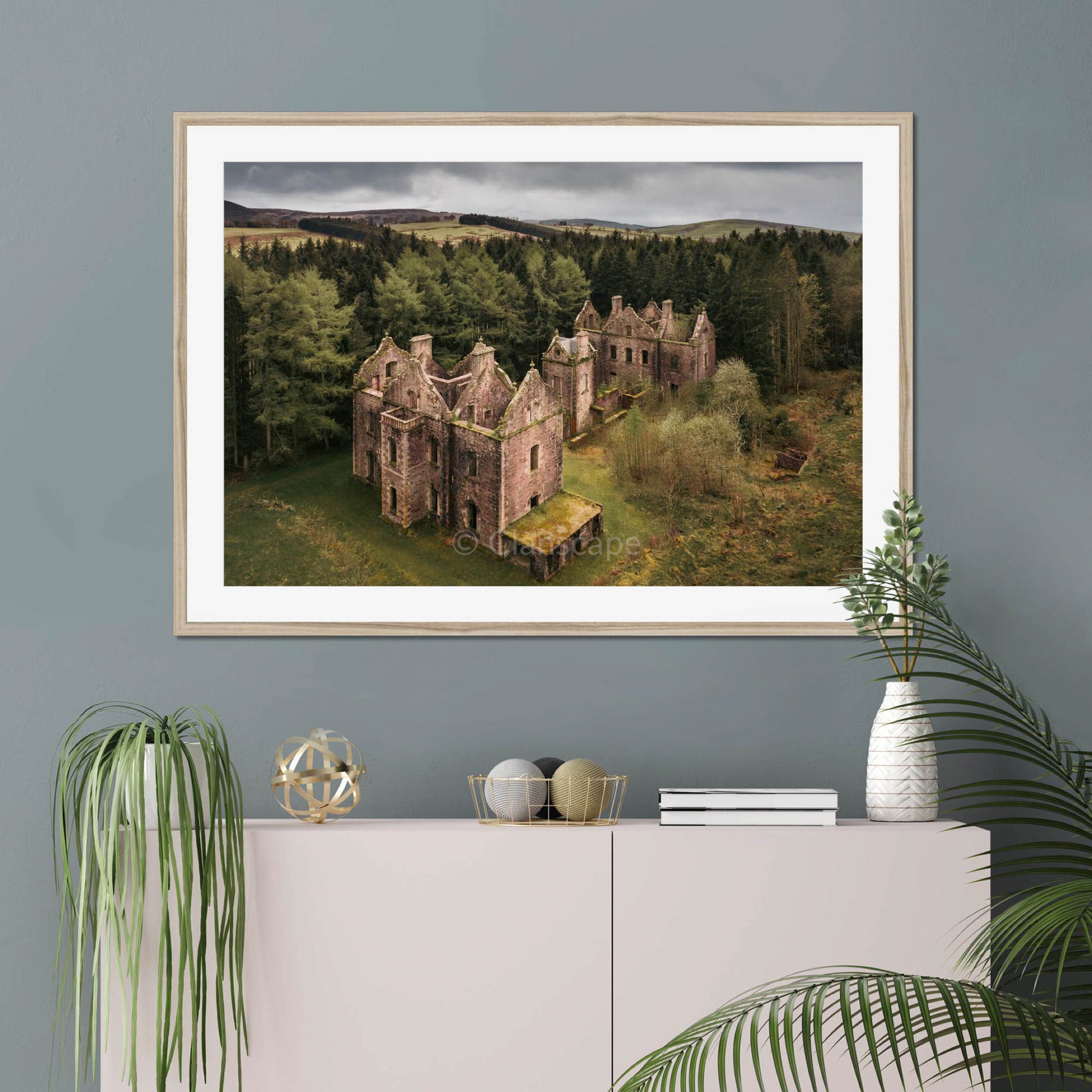 Clan Carmichael - Carmichael House - Framed & Mounted Photo Print