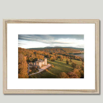 Clan Forbes - Castle Forbes - Framed & Mounted Photo Print 16"x12" Natural