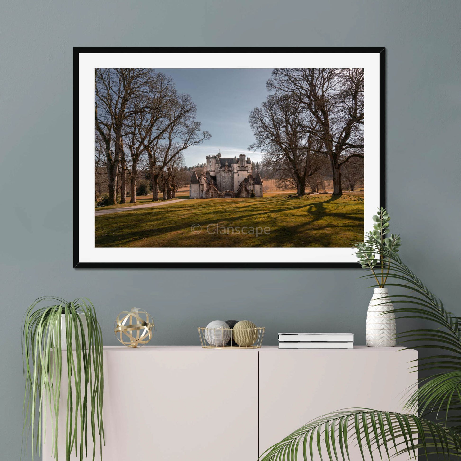 Clan Fraser - Castle Fraser - Framed & Mounted Photo Print