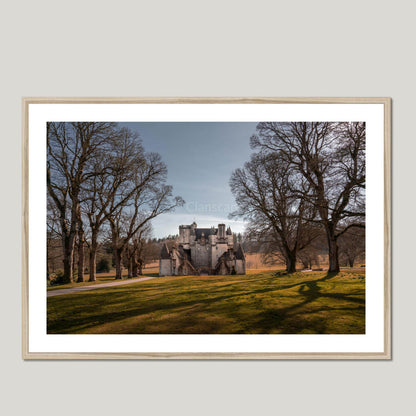 Clan Fraser - Castle Fraser - Framed & Mounted Photo Print 40"x28" Natural