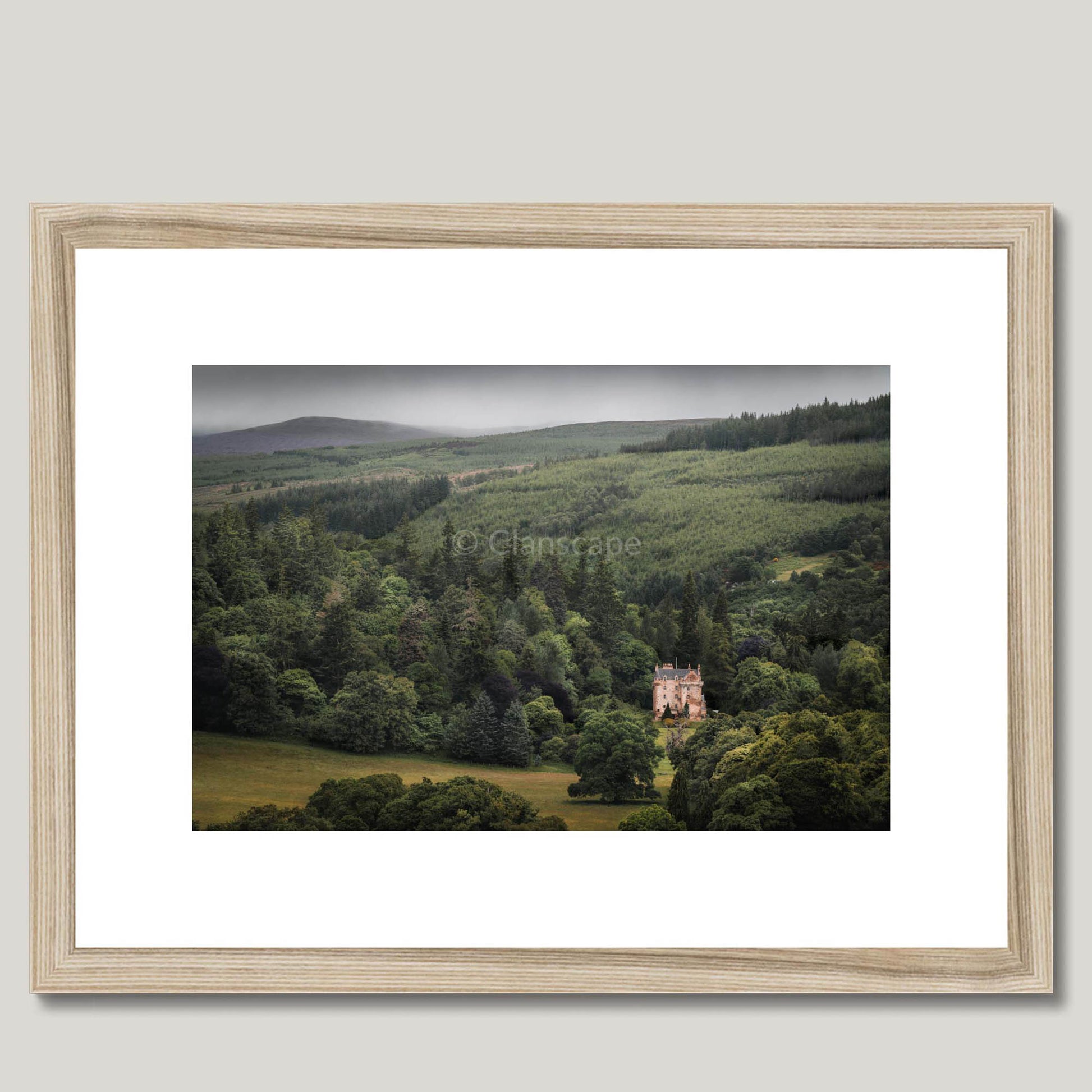 Clan Mackenzie - Castle Leod Framed & Mounted Photo Print 16"x12" Natural