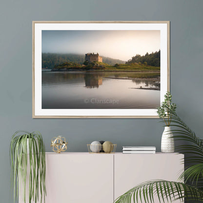 Clan Macdonald of Clanranald - Castle Tioram - Framed & Mounted Photo Print