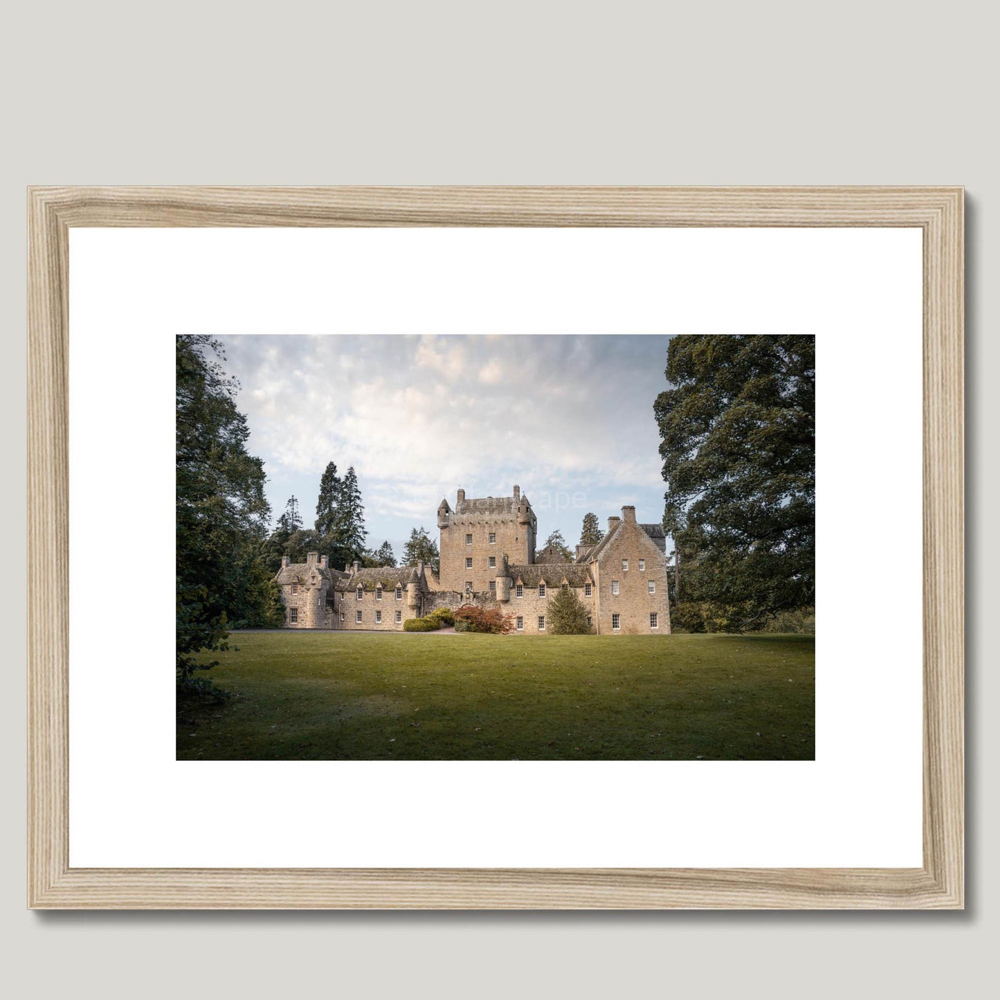 Clan Calder - Cawdor Castle - Framed & Mounted Photo Print 16"x12" Natural