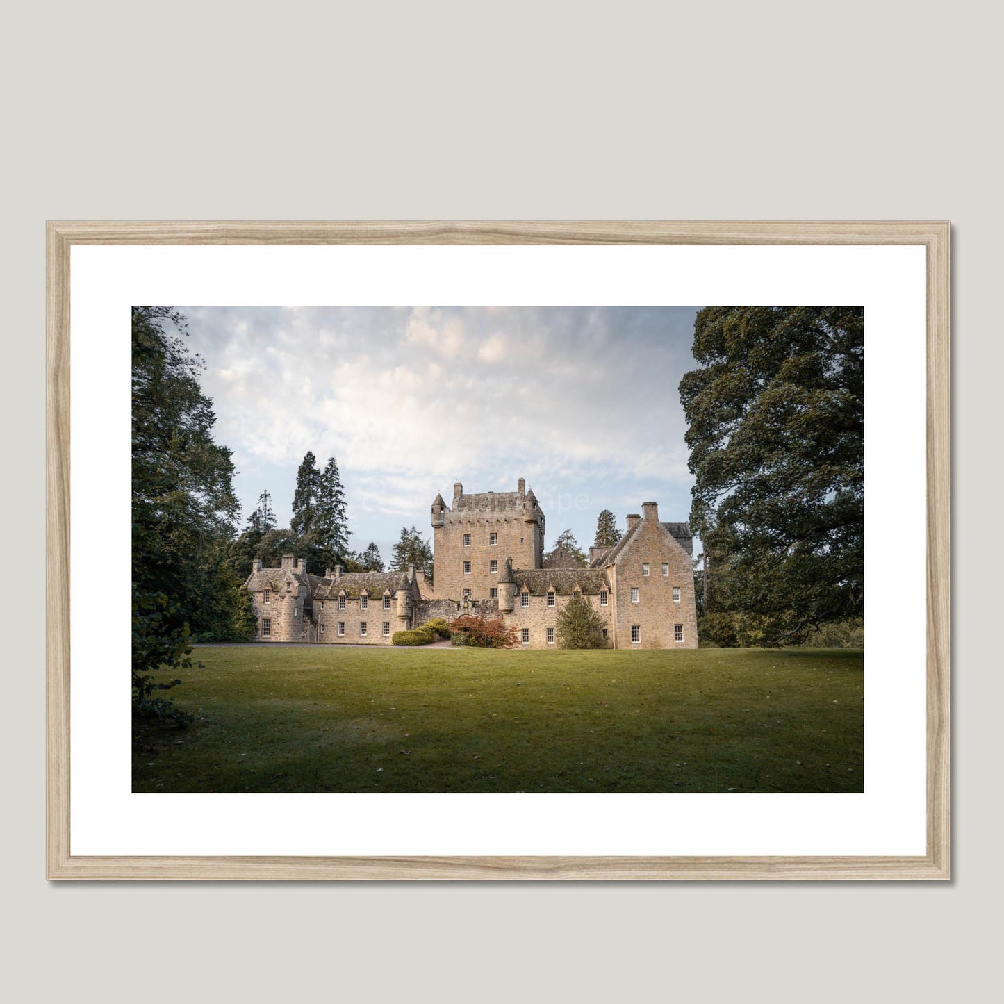 Clan Calder - Cawdor Castle - Framed & Mounted Photo Print 28"x20" Natural