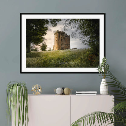 Clan Bruce - Clackmannan Tower - Framed & Mounted Photo Print