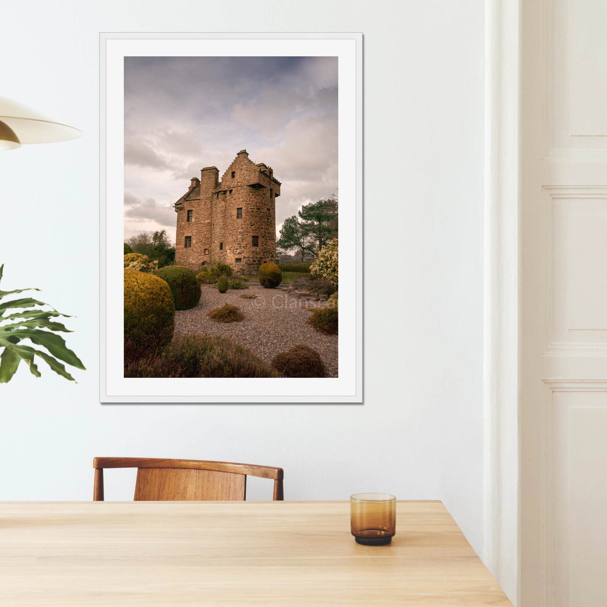 Clan Graham - Claypotts Castle - Framed & Mounted Photo Print