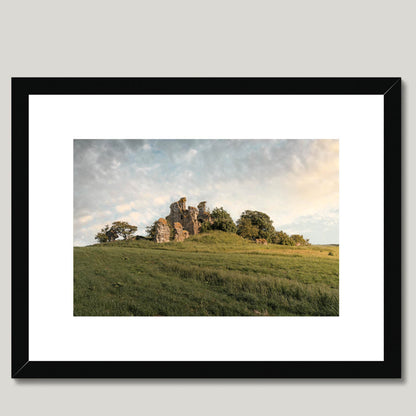 Clan Wallace - Craigie Castle - Framed & Mounted Photo Print 16"x12" Black