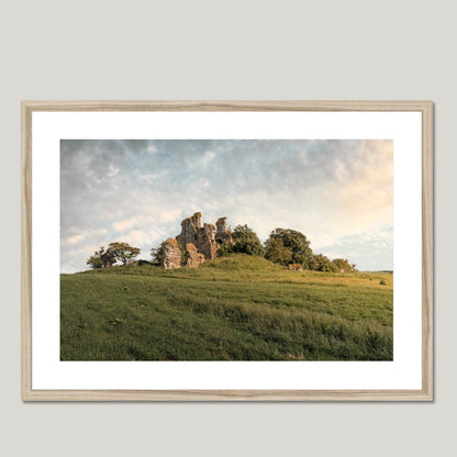 Clan Wallace - Craigie Castle - Framed & Mounted Photo Print 28"x20" Natural