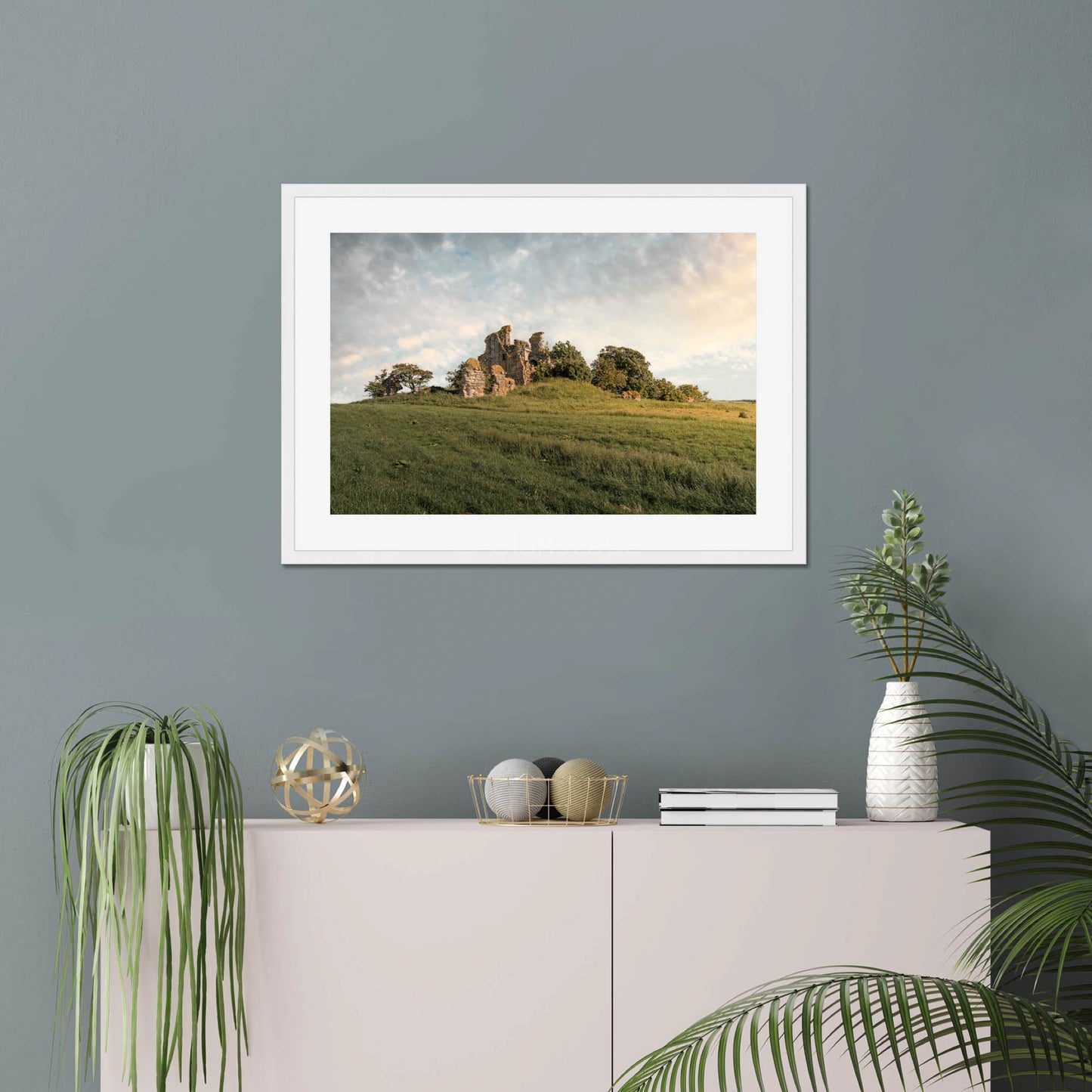 Clan Wallace - Craigie Castle - Framed & Mounted Photo Print