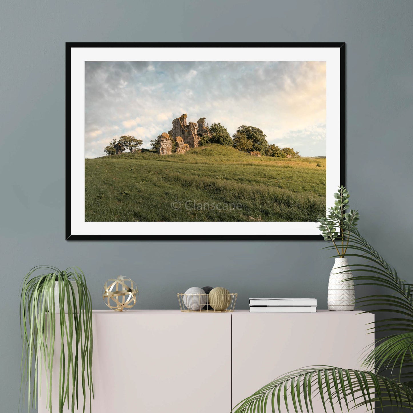 Clan Wallace - Craigie Castle - Framed & Mounted Photo Print