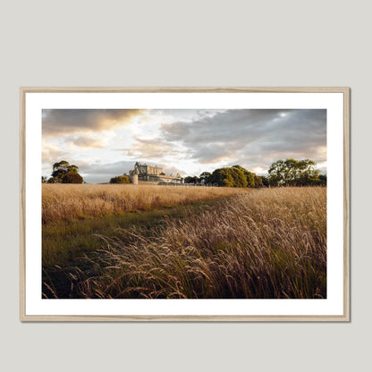 Clan Preston - Craigmillar Castle - Framed & Mounted Photo Print 40"x28" Natural