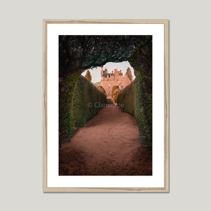 Clan Burnett - Crathes Castle - Framed & Mounted Photo Print 20"x28" Natural