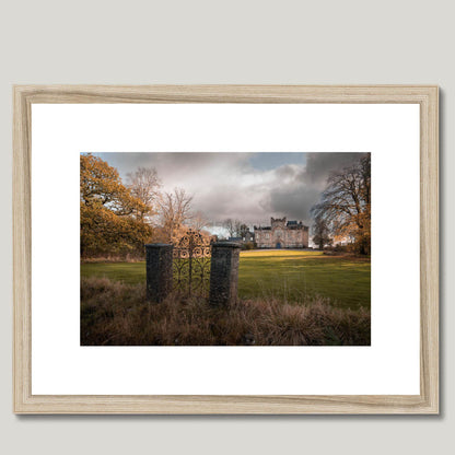 Clan Crawford - Craufurdland Castle - Framed & Mounted Photo Print 16"x12" Natural