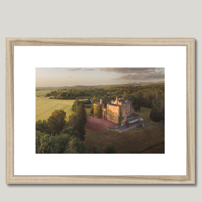 Clan Ramsay - Dalhousie Castle - Framed & Mounted Photo Print 16"x12" Natural