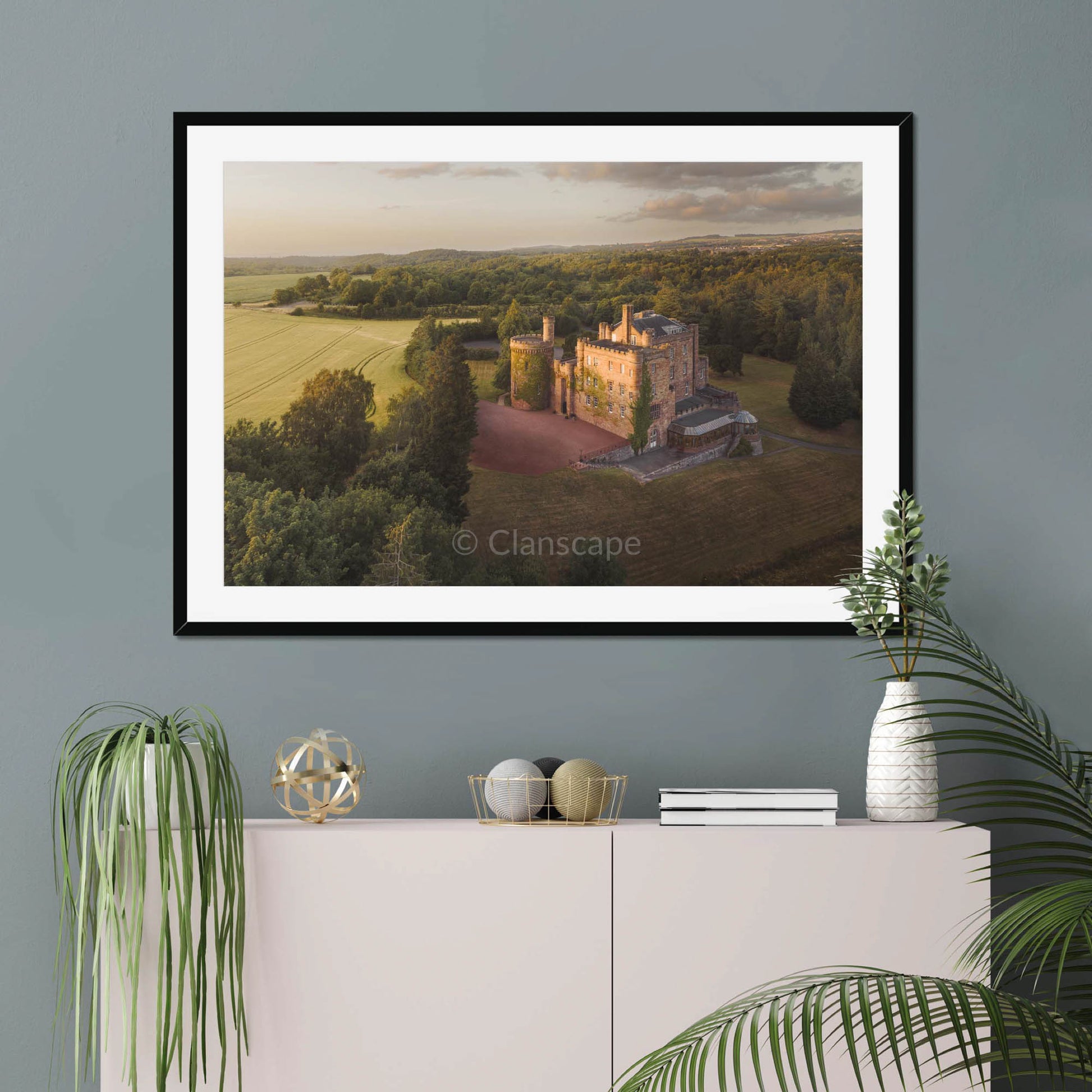 Clan Ramsay - Dalhousie Castle - Framed & Mounted Photo Print