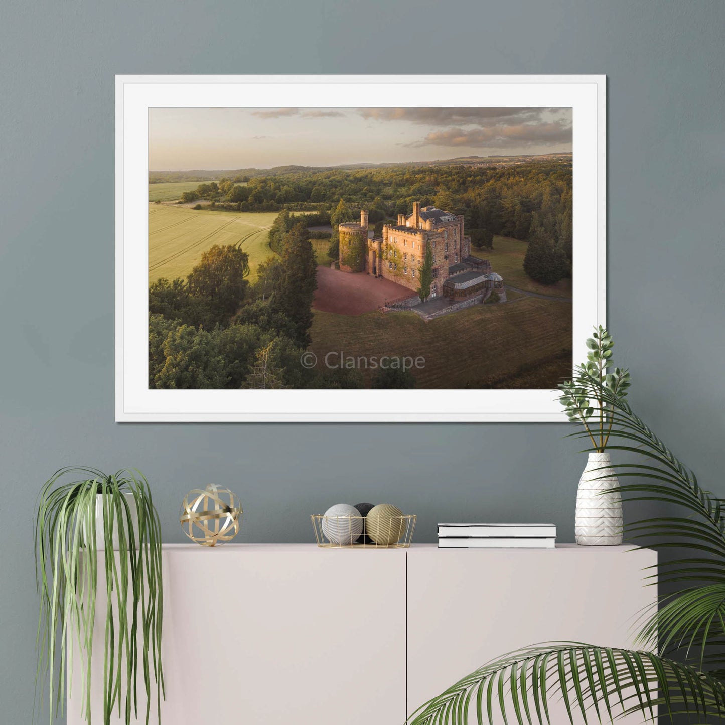 Clan Ramsay - Dalhousie Castle - Framed & Mounted Photo Print