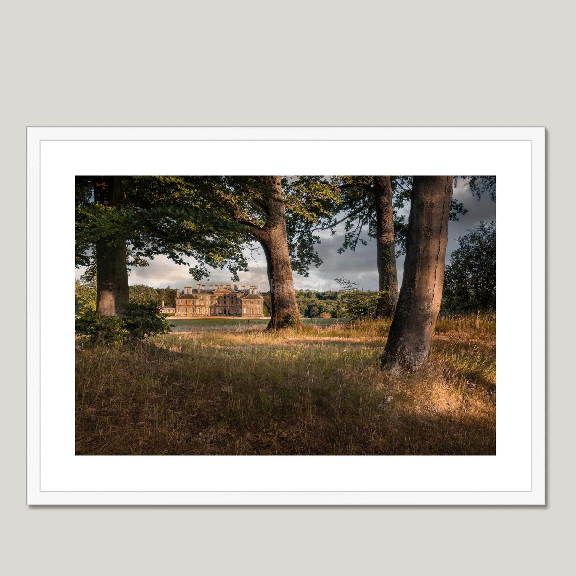 Clan Scott - Dalkeith Palace - Framed & Mounted Photo Print 28"x20" White