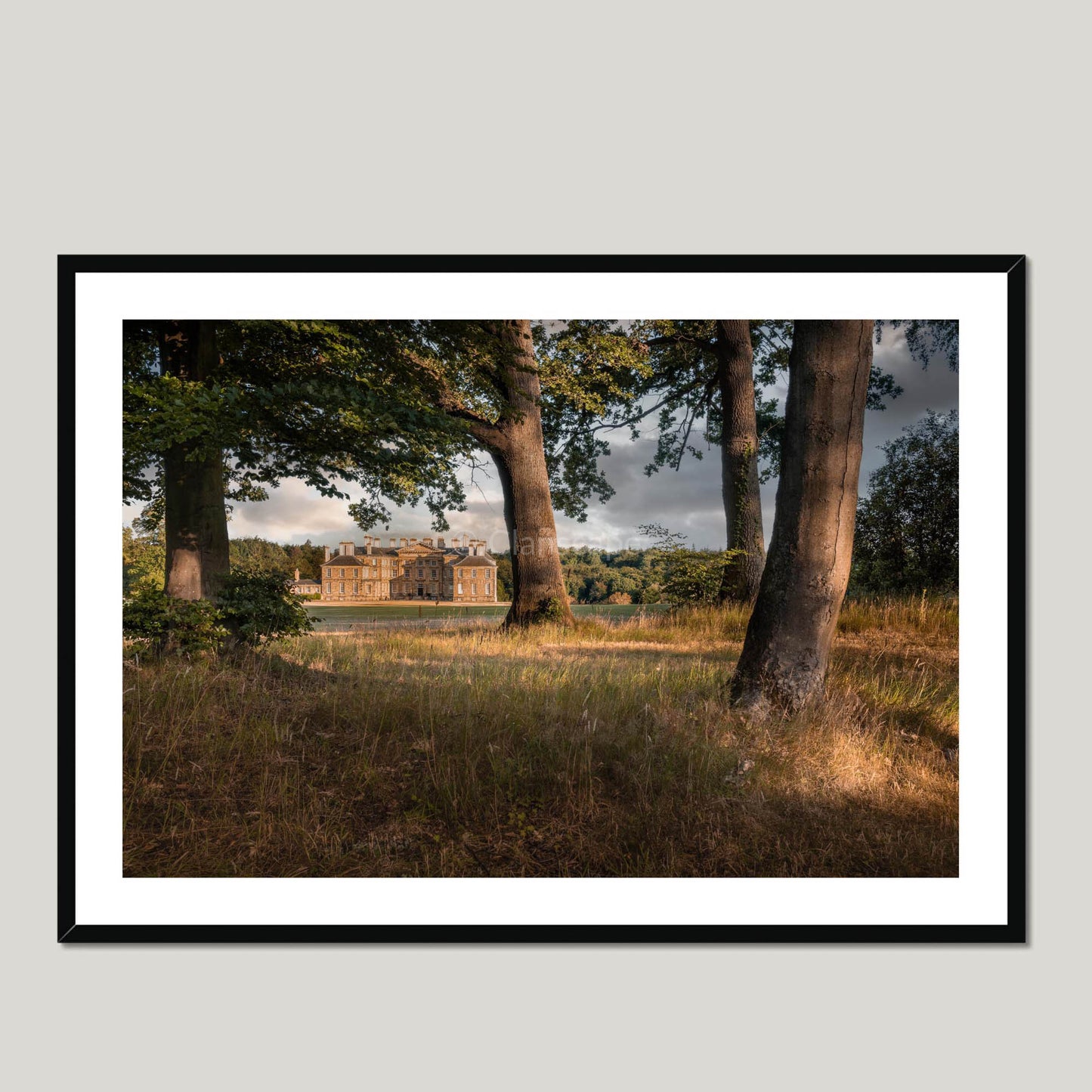 Clan Scott - Dalkeith Palace - Framed & Mounted Photo Print 40"x28" Black